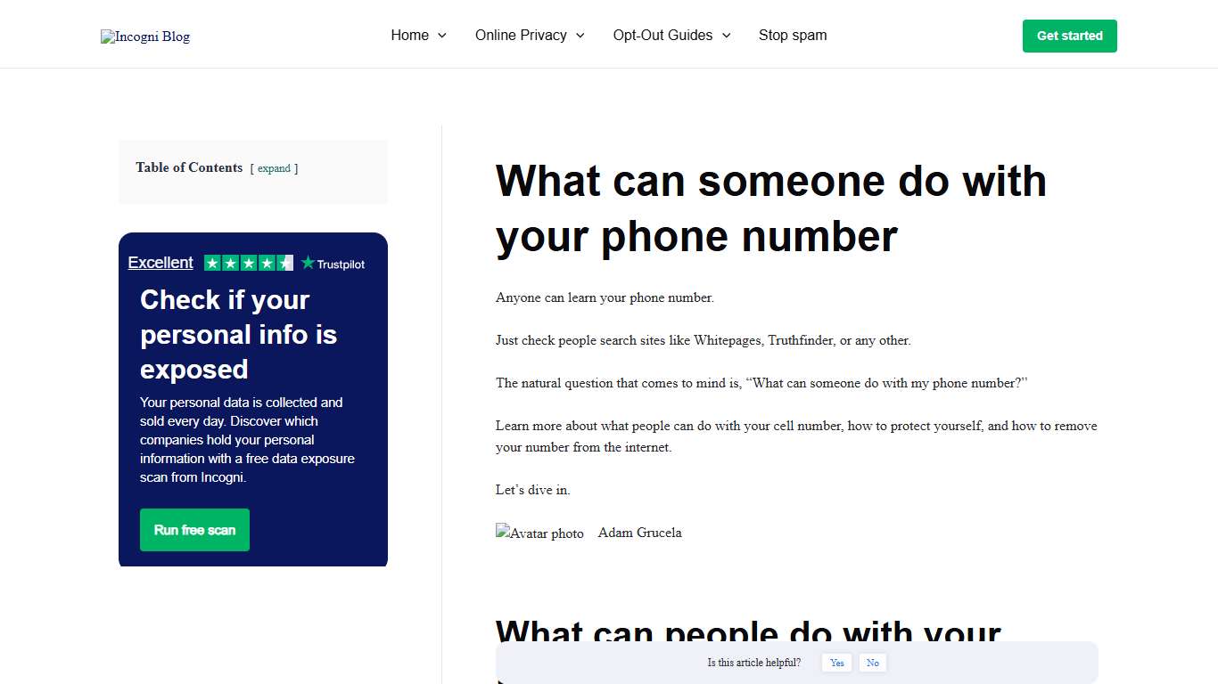 What can someone do with your phone number [2026] | Incogni
